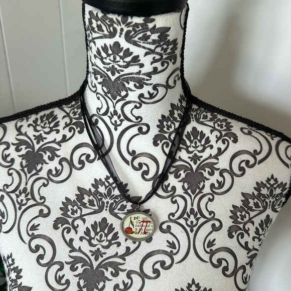 Vintage Cherry Pie Necklace - Picture 6 of 7